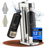 Infinity-S Wassersprudler mit 2x 1,25L Edelstahlflaschen