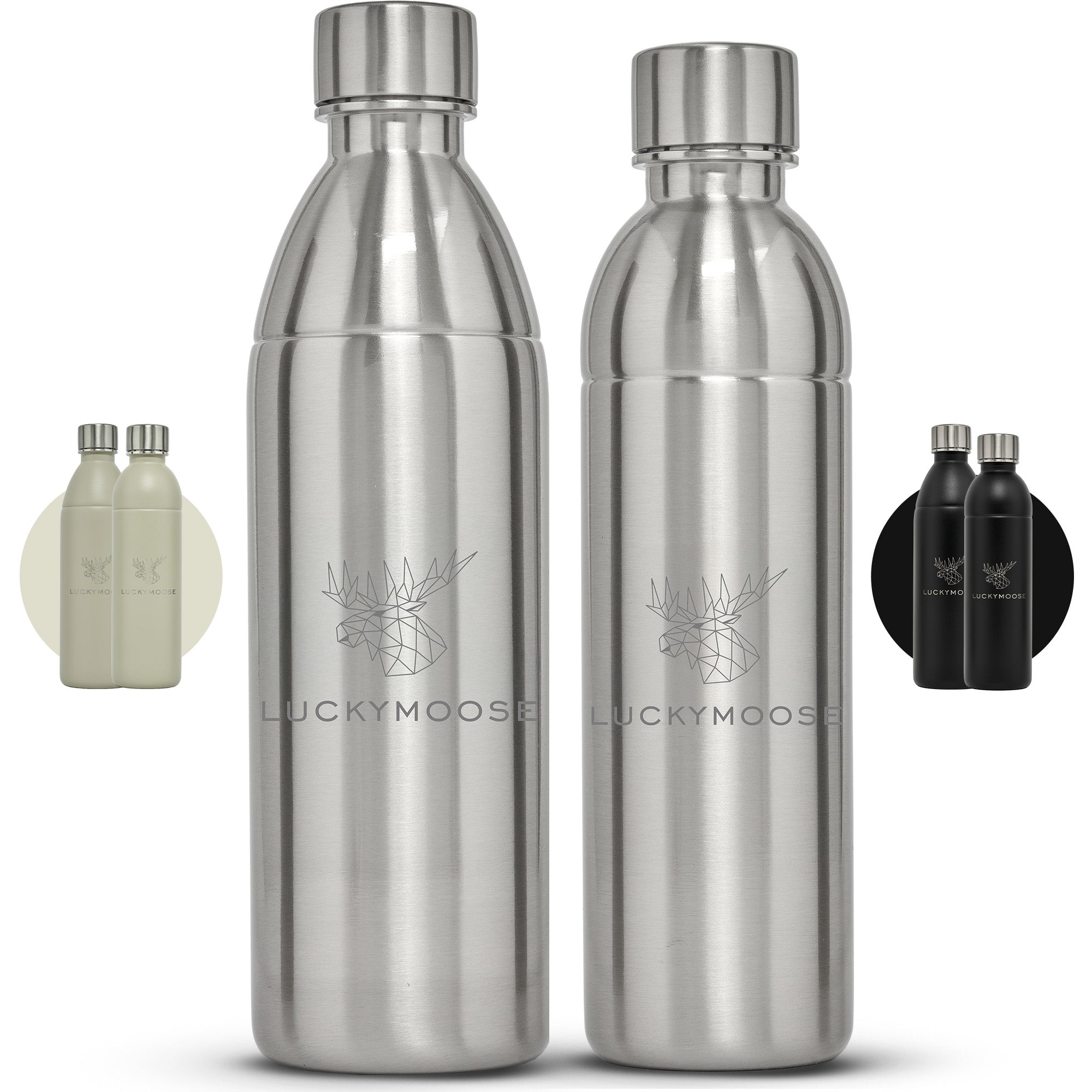 Infinity Edelstahlflasche für Sodastream TERRA & DUO