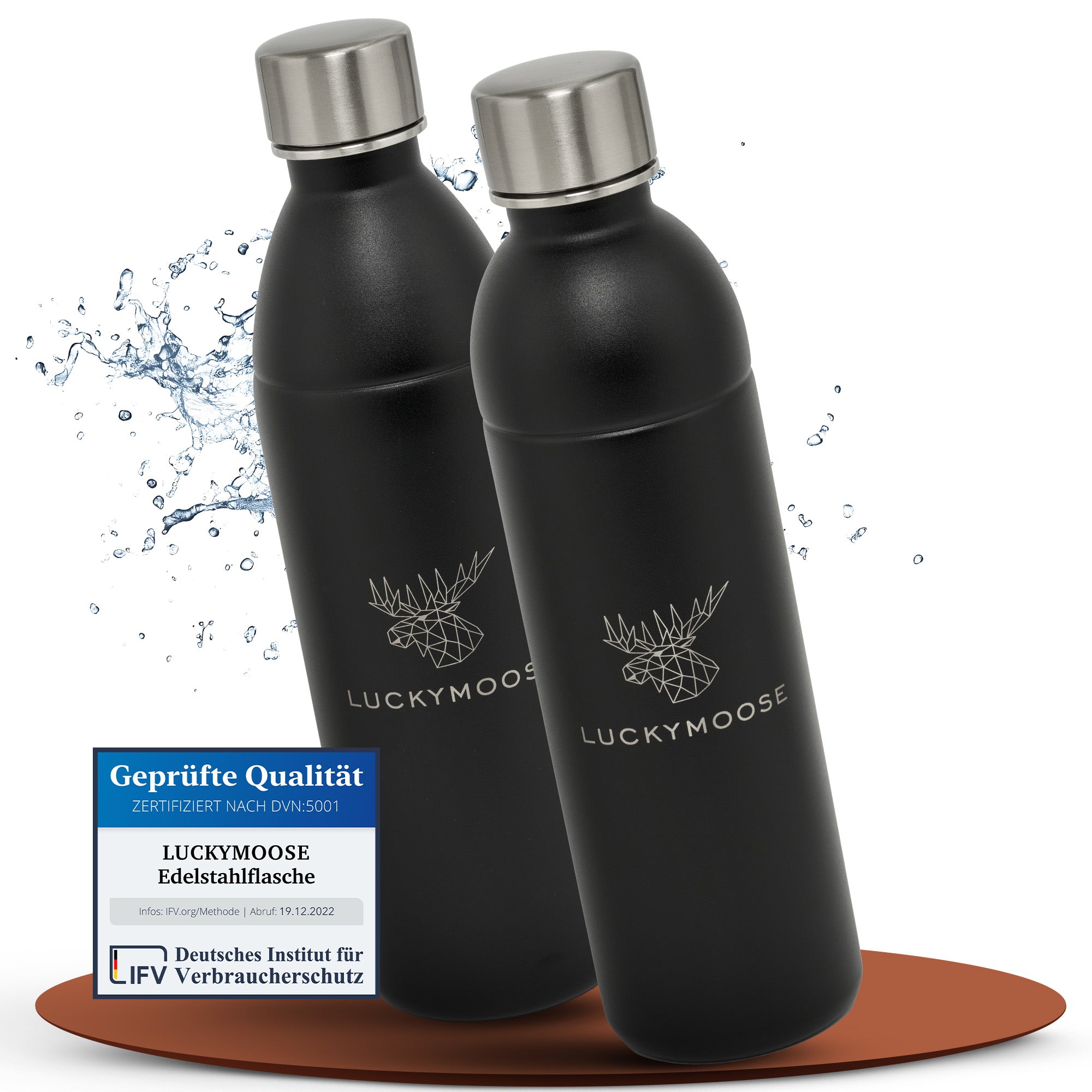 Infinity Edelstahlflasche für 1,1L & 0,75L Sodastream TERRA & DUO