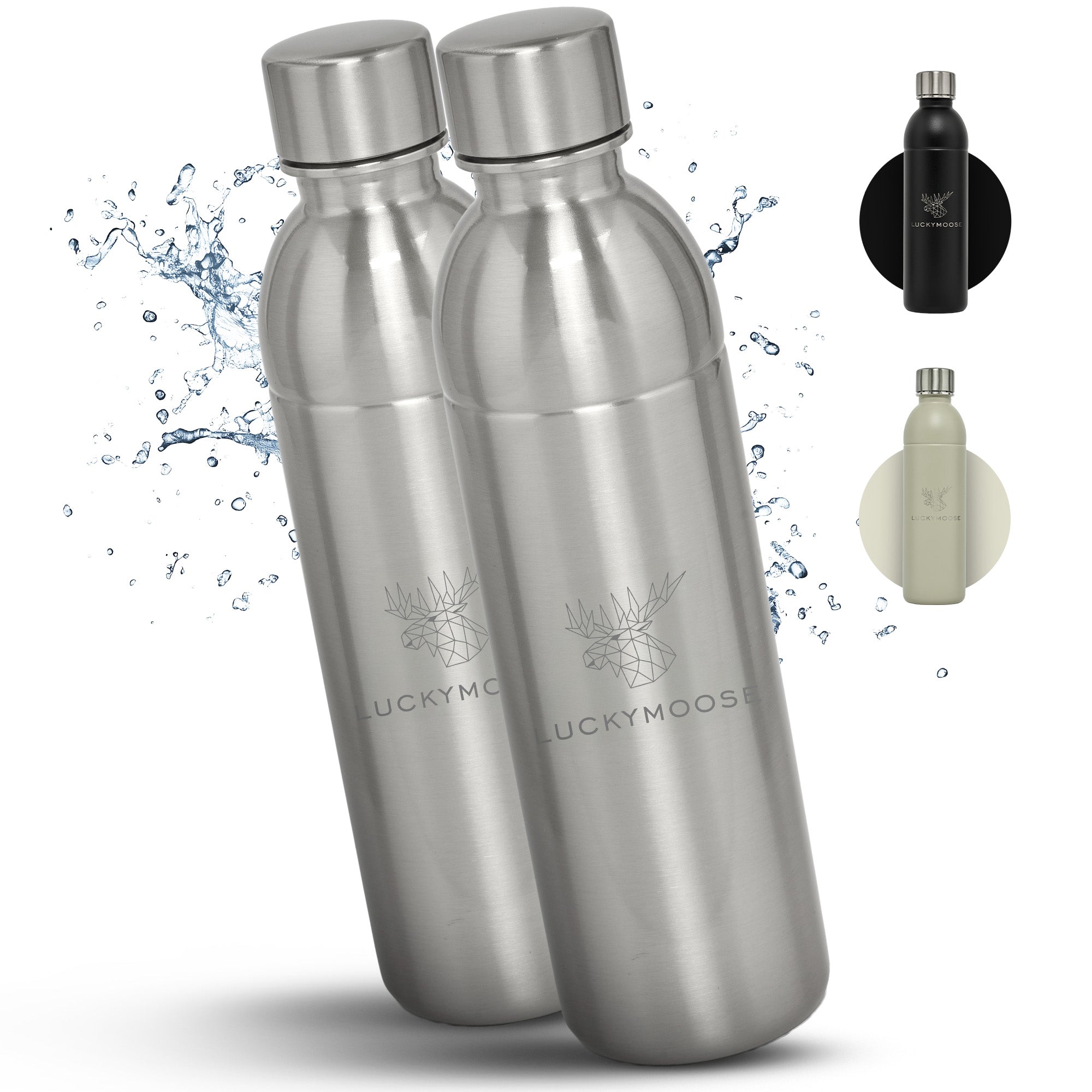 Infinity Edelstahlflasche für Aarke, Philips, Brita
