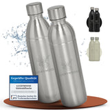 Infinity Edelstahlflasche für 1,1L & 0,75L Sodastream TERRA & DUO