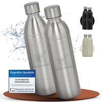 Infinity Edelstahlflasche für 1,1L & 0,75L Sodastream TERRA & DUO