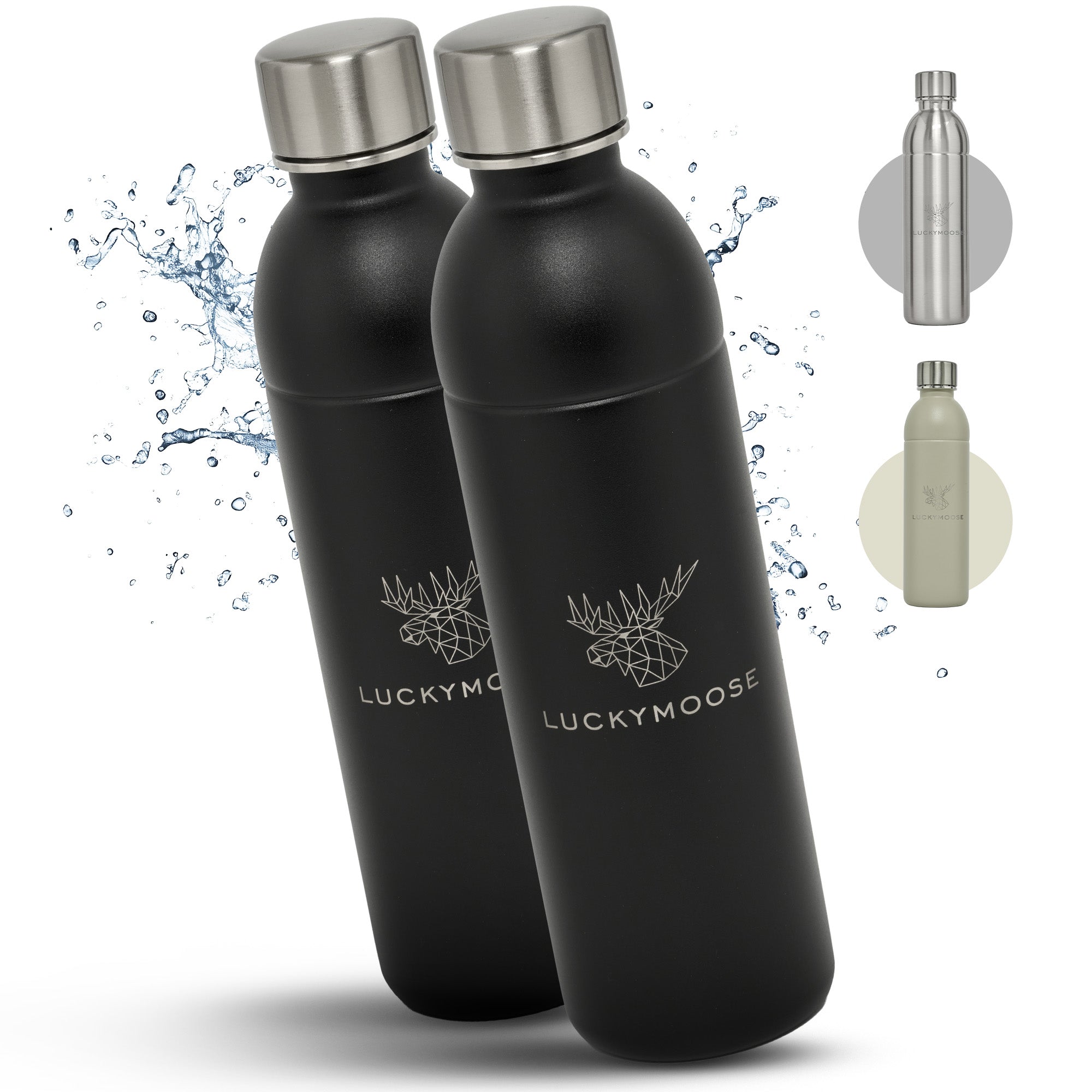 Infinity Edelstahlflasche für Aarke, Philips, Brita