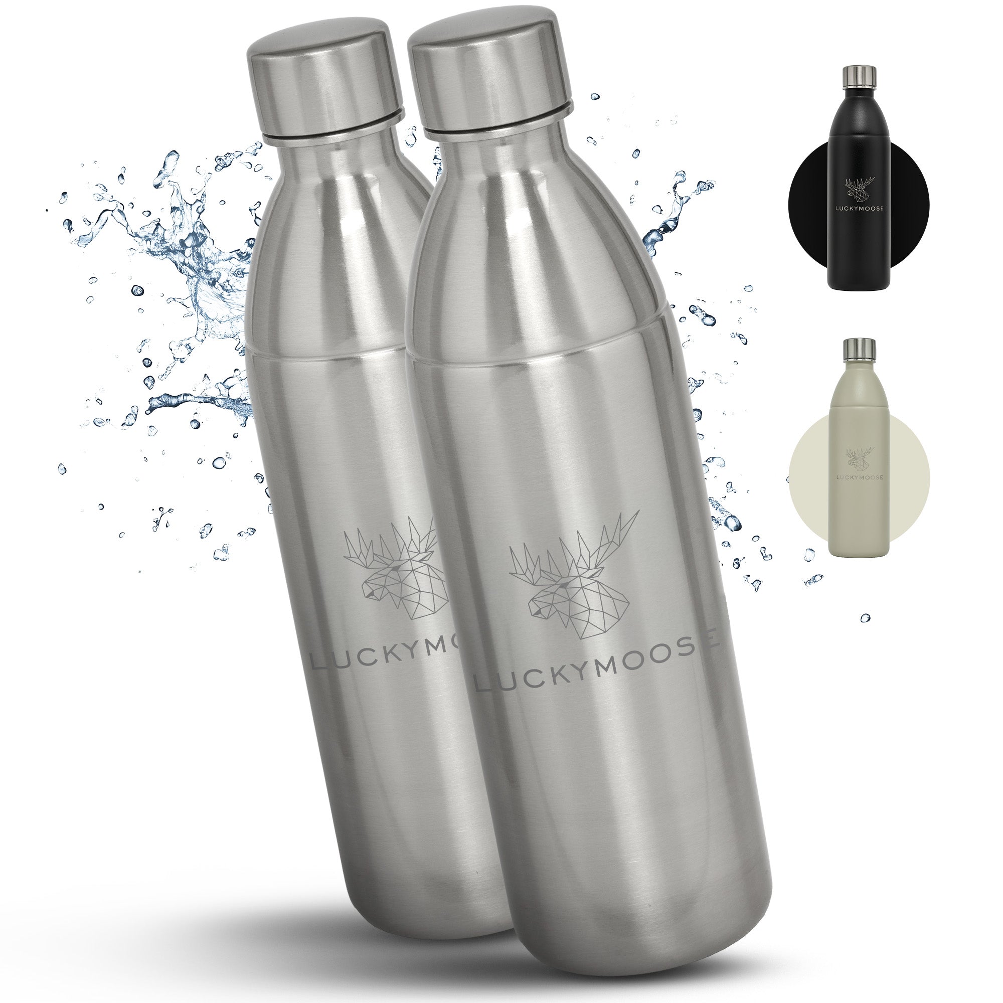 Infinity Edelstahlflasche für Sodastream TERRA & DUO