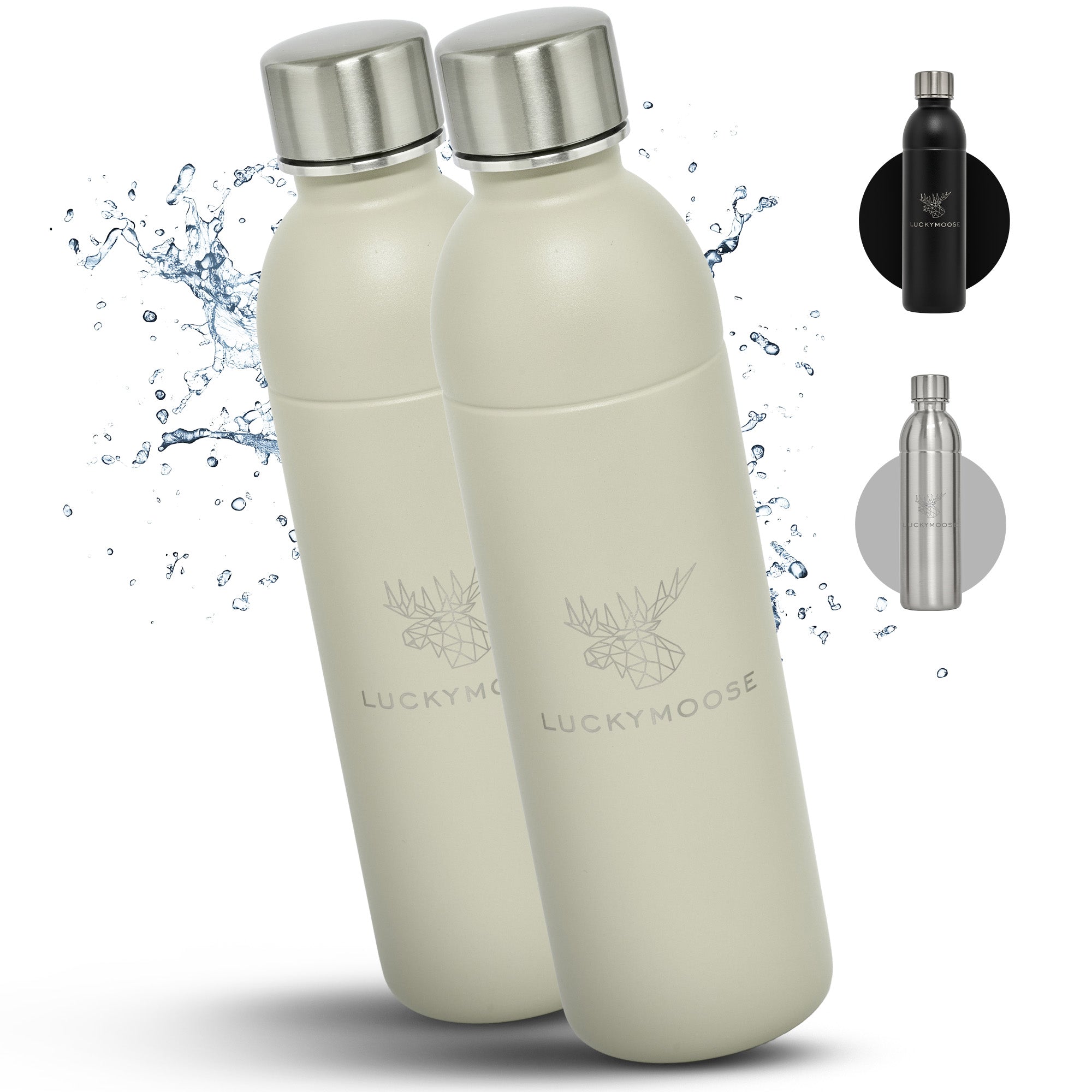Infinity Edelstahlflasche für Aarke, Philips, Brita