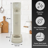 Infinity Wassersprudler mit 2x 1,25L Edelstahlflaschen