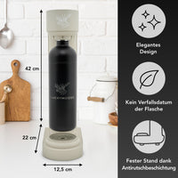 Infinity Wassersprudler mit 2x 1,25L Edelstahlflaschen