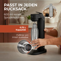 Infinity Edelstahlflasche für 1,1L & 0,75L Sodastream TERRA & DUO