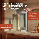 Infinity-S Wassersprudler mit 2x 1,25L Edelstahlflaschen