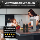 Infinity Wassersprudler mit 2x 1,25L Edelstahlflaschen