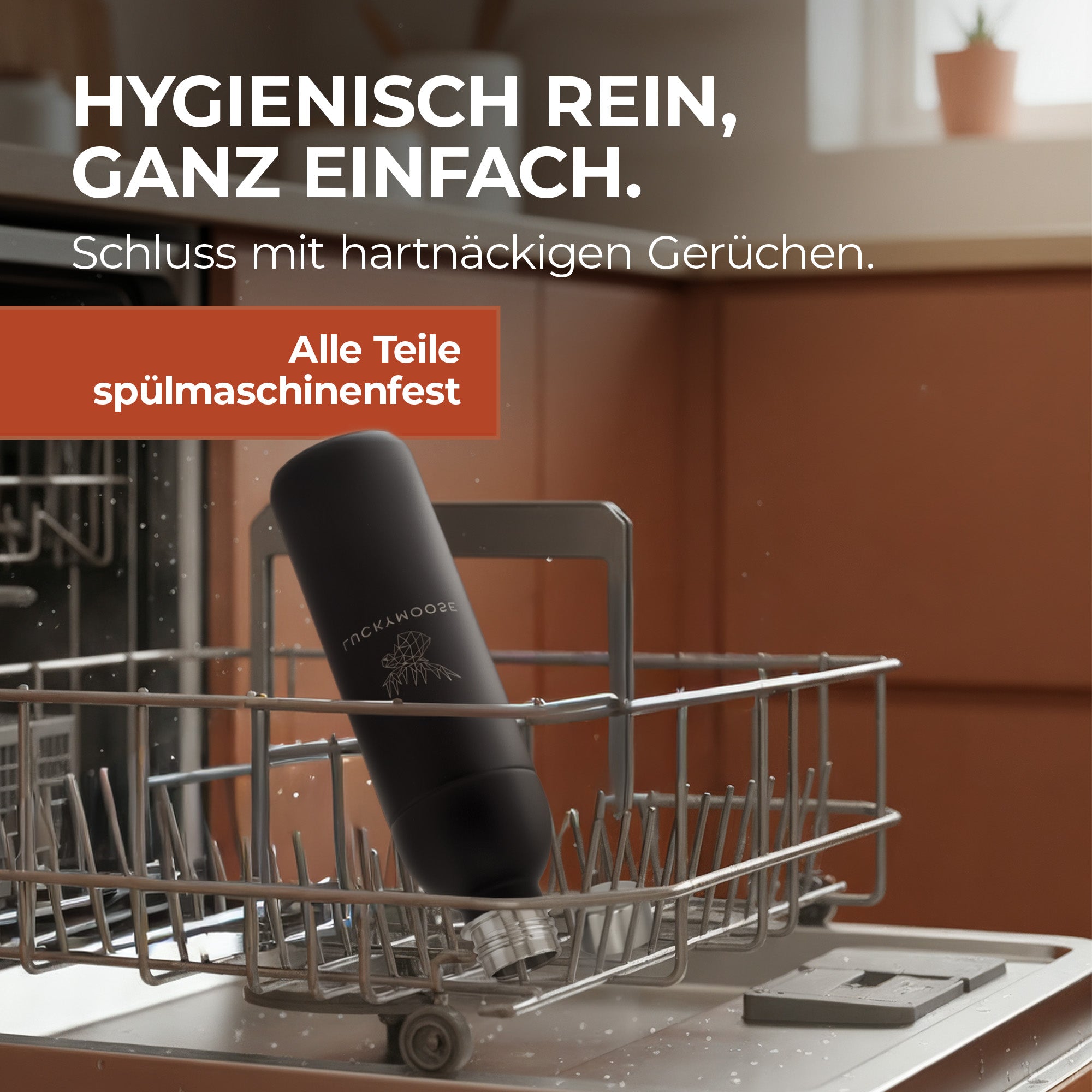Infinity Edelstahlflasche für 1,1L & 0,75L Sodastream TERRA & DUO