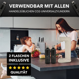 Infinity Wassersprudler mit 2x 1,25L Edelstahlflaschen