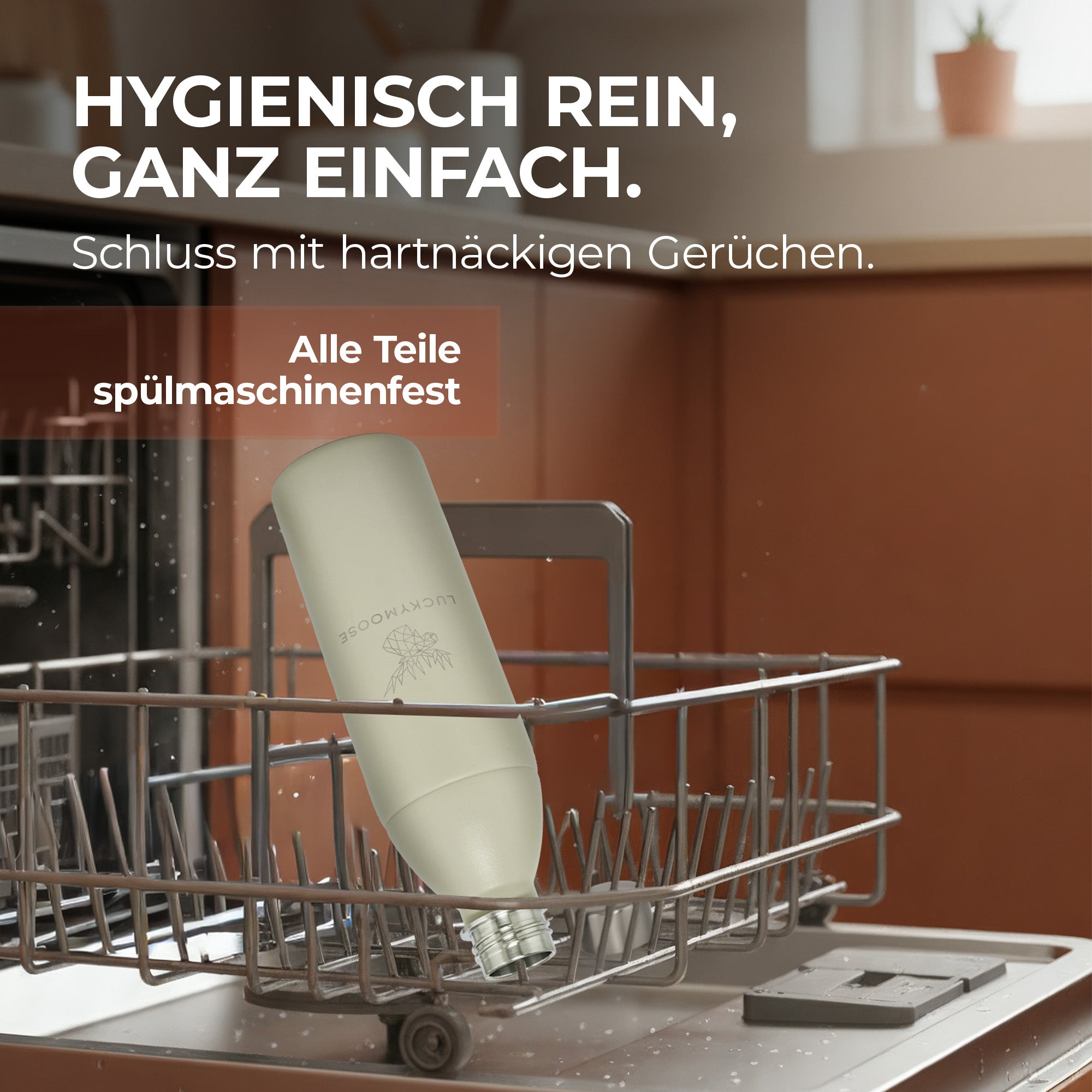 Infinity Edelstahlflasche für 1,1L & 0,75L Sodastream TERRA & DUO