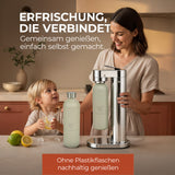 Infinity-S Wassersprudler mit 2x 1,25L Edelstahlflaschen