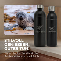 Infinity Edelstahlflasche 1,25L für Aarke, Philips, Brita