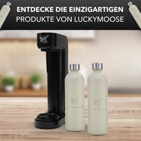 Infinity Wassersprudler mit 2x 1,25L Edelstahlflaschen