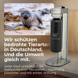 Infinity-S Wassersprudler mit 2x 1,25L Edelstahlflaschen