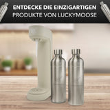 Infinity Wassersprudler mit 2x 1,25L Edelstahlflaschen