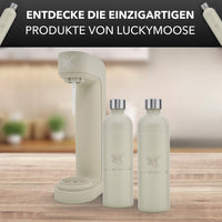 Infinity Wassersprudler mit 2x 1,25L Edelstahlflaschen