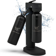 Infinity-S Wassersprudler mit 2x 1,25L Edelstahlflaschen