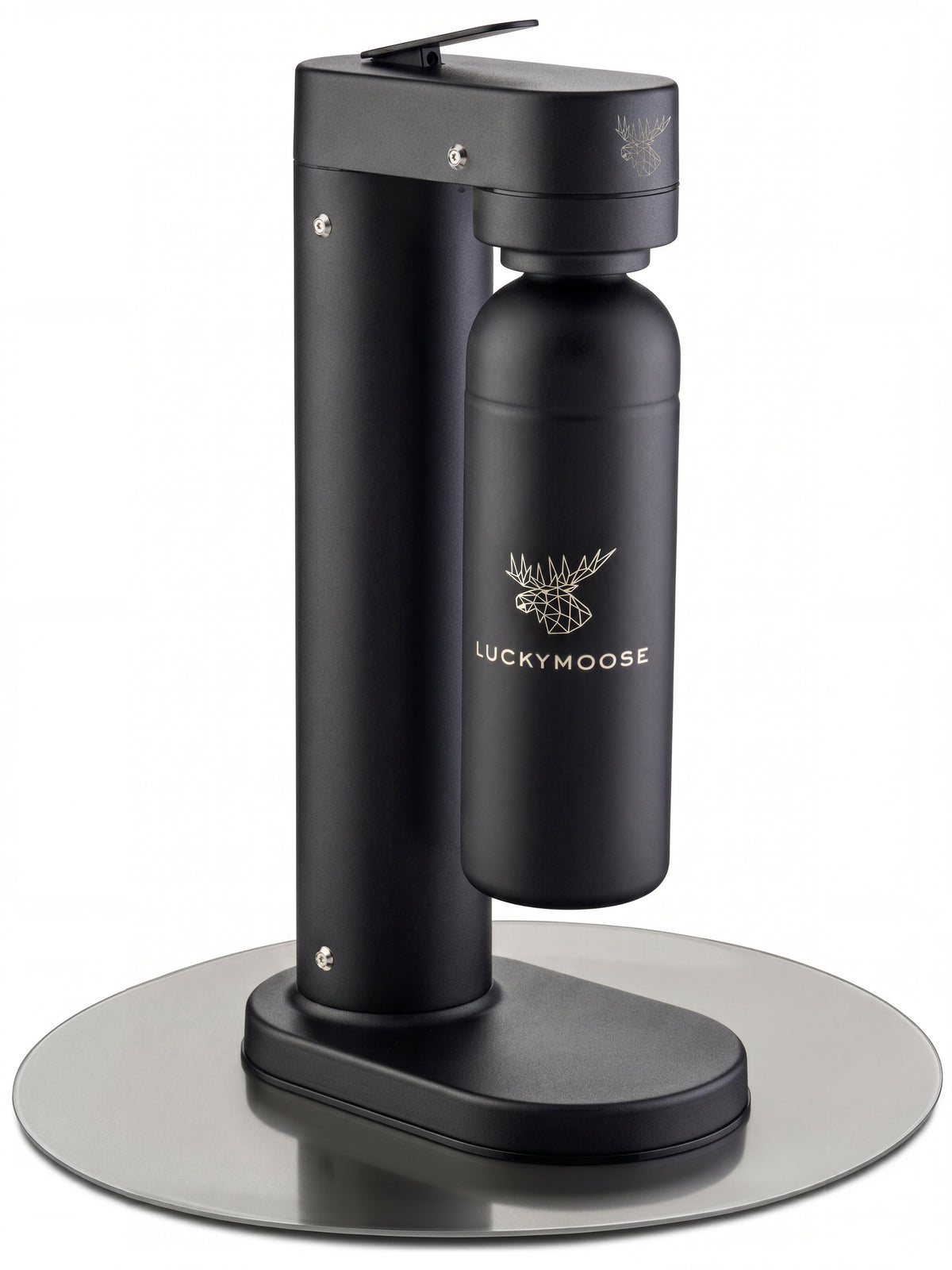 Infinity-S Wassersprudler mit 1,25L Edelstahlflaschen