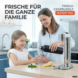 Infinity-S Wassersprudler mit 1,25L Edelstahlflaschen