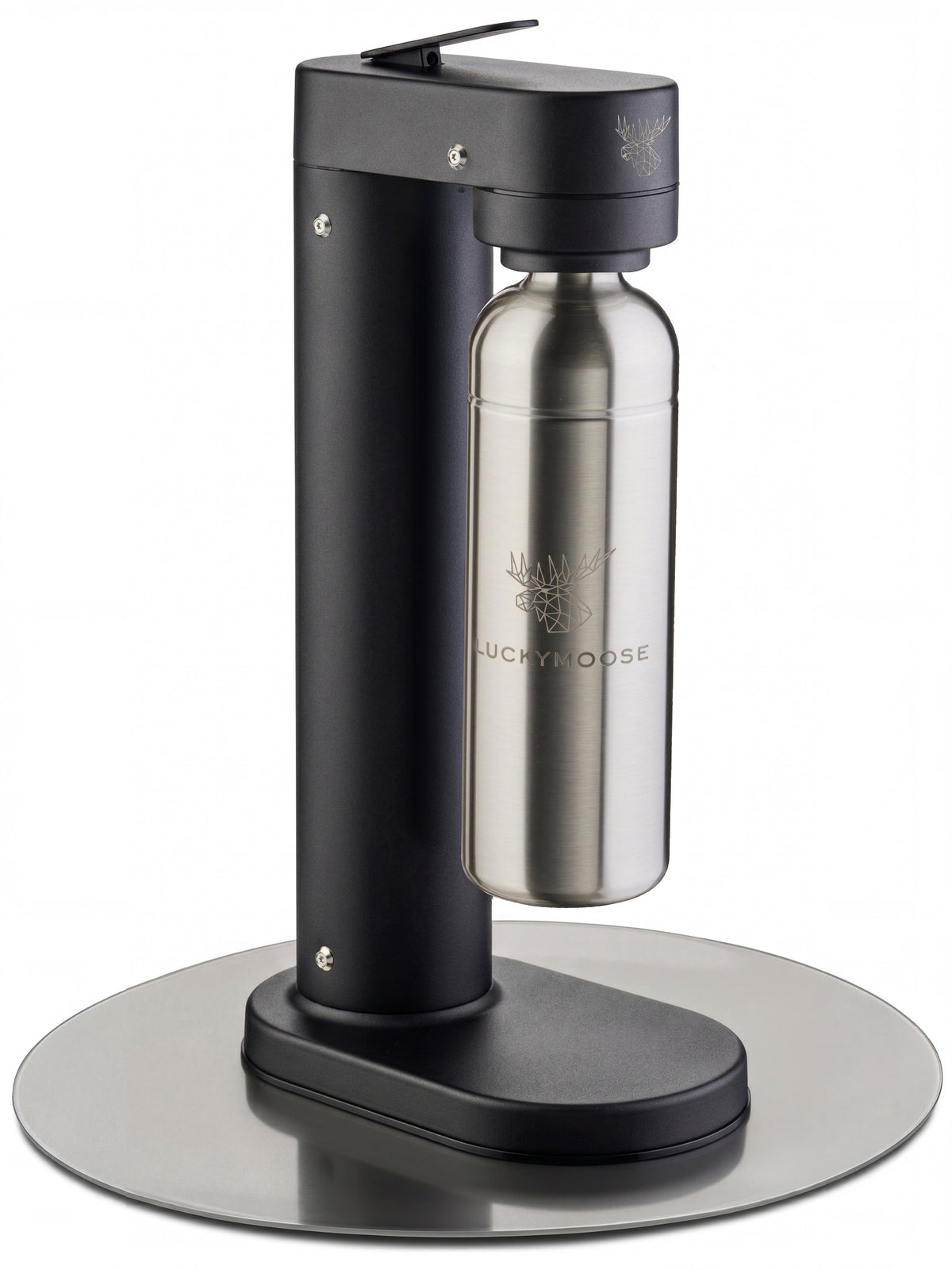 Infinity-S Wassersprudler mit 1,25L Edelstahlflaschen