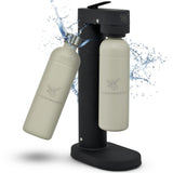Infinity-S Wassersprudler mit 2x 1,25L Edelstahlflaschen