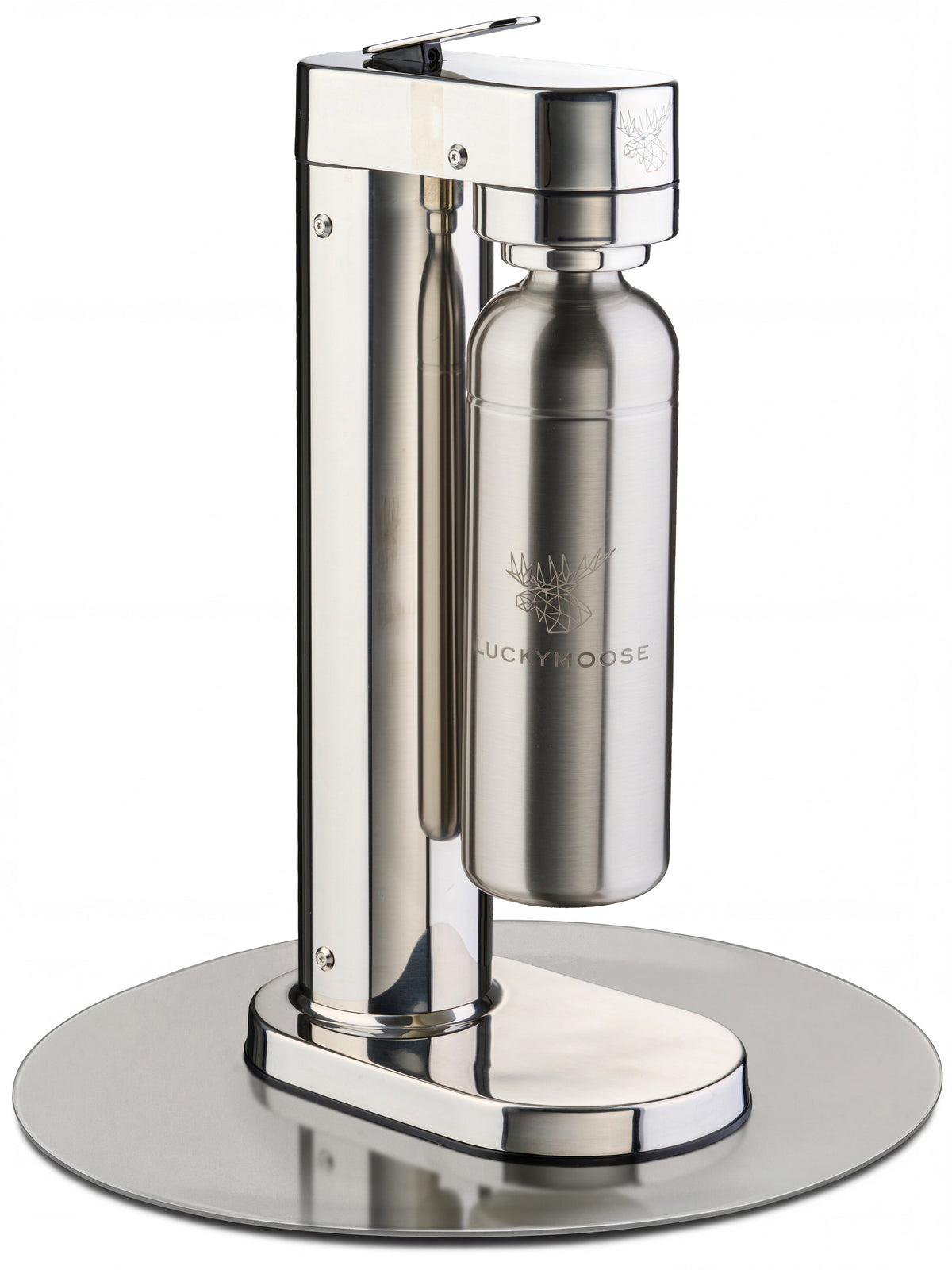 Infinity-S Wassersprudler mit 1,25L Edelstahlflaschen