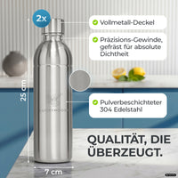 Bouteille en acier inoxydable Infinity pour 1,1L & 0,75L Sodastream TERRA & DUO