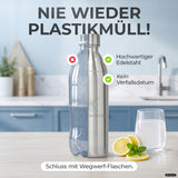 Bouteille en acier inoxydable Infinity pour 1,1L & 0,75L Sodastream TERRA & DUO
