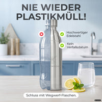 Bouteille en acier inoxydable Infinity pour 1,1L & 0,75L Sodastream TERRA & DUO