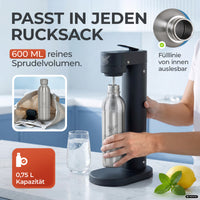 Bouteille en acier inoxydable Infinity pour 1,1L & 0,75L Sodastream TERRA & DUO