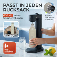 Bouteille en acier inoxydable Infinity pour 1,1L & 0,75L Sodastream TERRA & DUO