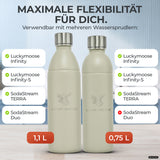 Bouteille en acier inoxydable Infinity pour 1,1L & 0,75L Sodastream TERRA & DUO