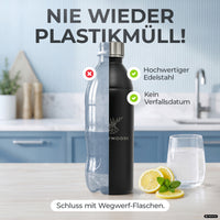 Bouteille en acier inoxydable Infinity pour 1,1L & 0,75L Sodastream TERRA & DUO