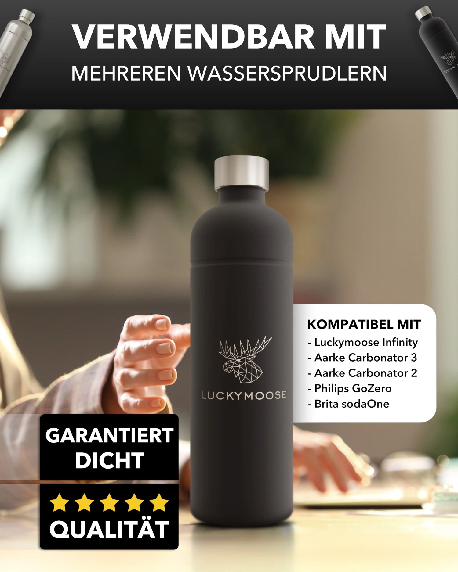 Infinity Edelstahlflasche 1,25L