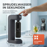 Infinity Wassersprudler mit 1,25L Edelstahlflaschen