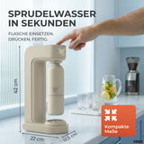 Infinity Wassersprudler mit 1,25L Edelstahlflaschen