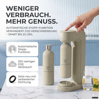 Infinity Wassersprudler mit 1,25L Edelstahlflaschen
