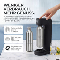 Infinity Wassersprudler mit 1,25L Edelstahlflaschen