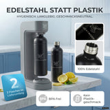 Infinity Wassersprudler mit 1,25L Edelstahlflaschen