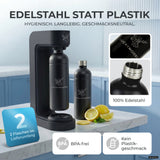 Infinity Wassersprudler mit 1,25L Edelstahlflaschen