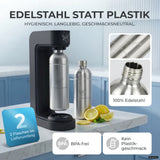 Infinity Wassersprudler mit 1,25L Edelstahlflaschen