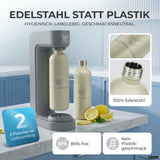 Infinity Wassersprudler mit 1,25L Edelstahlflaschen
