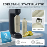 Infinity Wassersprudler mit 1,25L Edelstahlflaschen