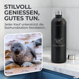 Bouteille en acier inoxydable Infinity 1,25L & 0,75L pour Aarke, Philips, Brita