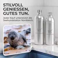Infinity Edelstahlflasche für Aarke, Philips, Brita