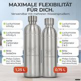 Infinity Edelstahlflasche für Aarke, Philips, Brita