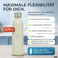 Infinity Edelstahlflasche für Aarke, Philips, Brita